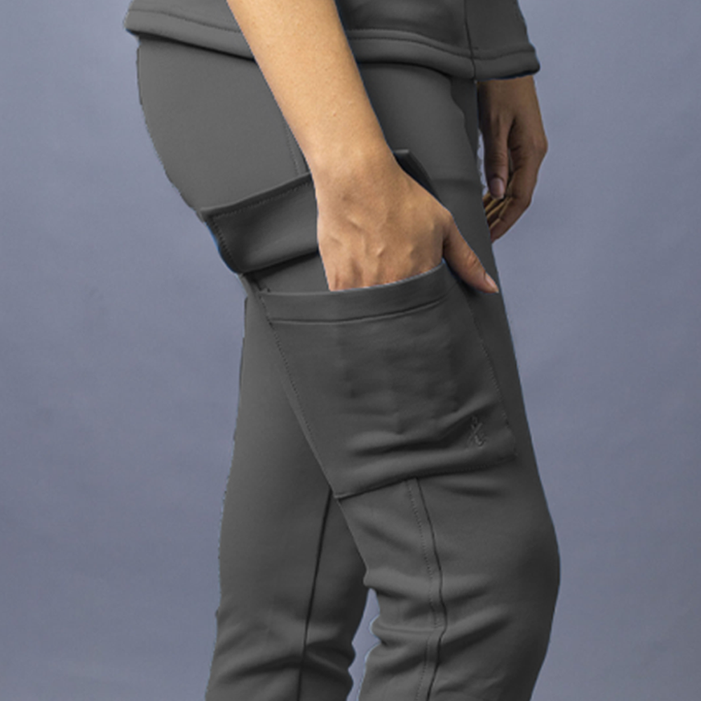 Velotex Drega Amphi Scrubs Bottoms - Anthracite