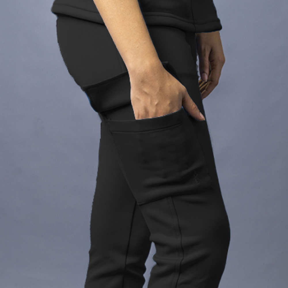 Velotex Drega Amphi Scrubs Bottom - Black