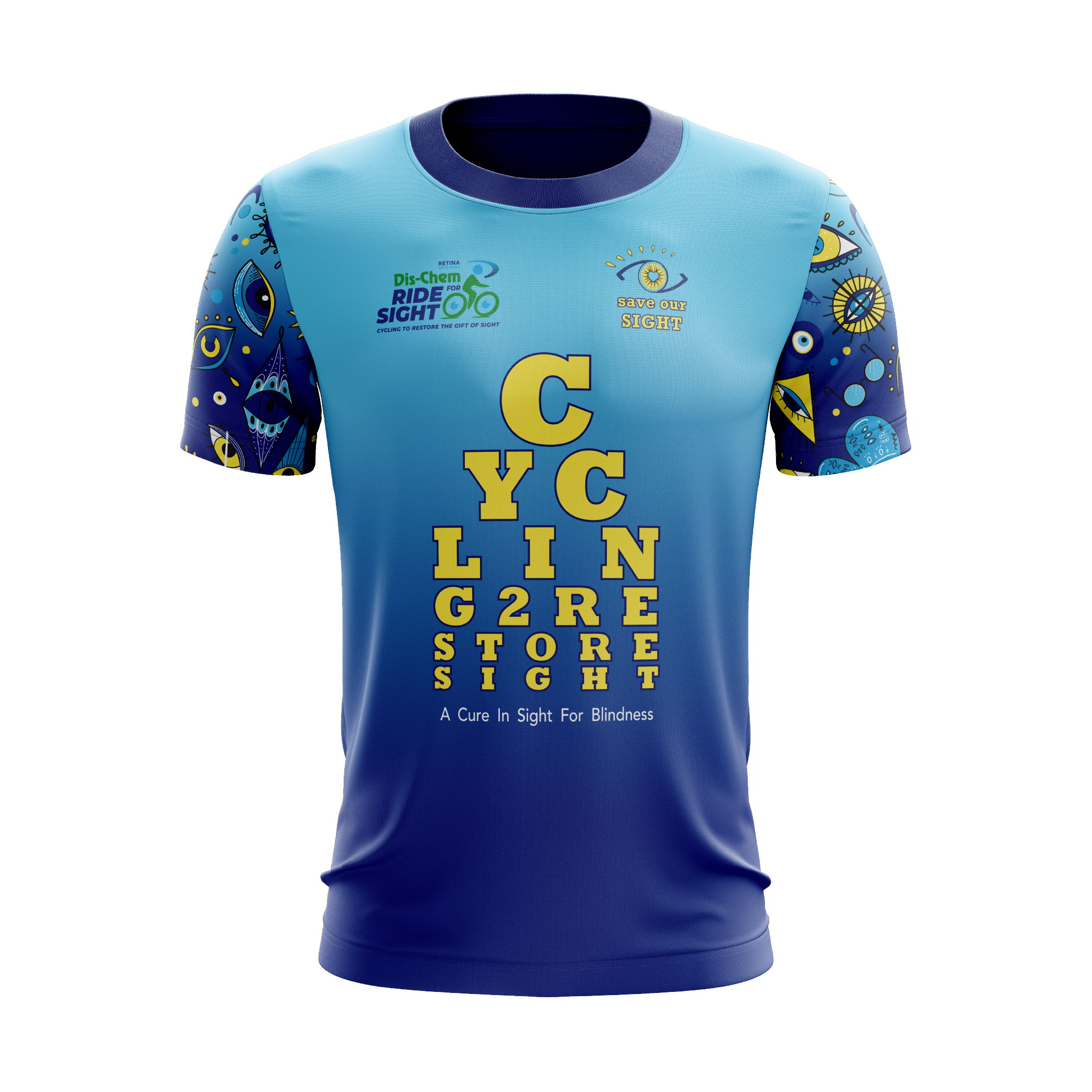 blue running t-shirt
men's active t-shirt