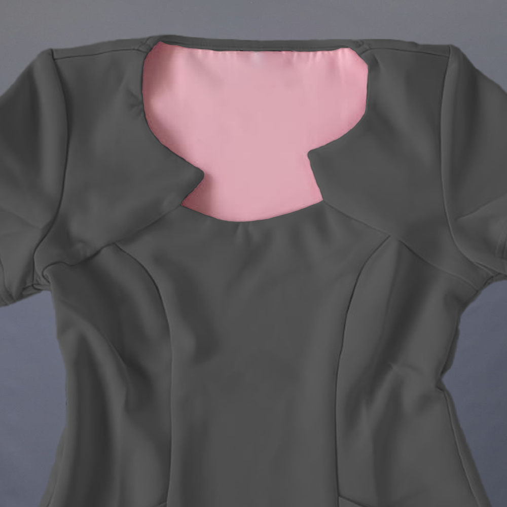 Velotex Drega Amphi Scrubs Top - Anthracite