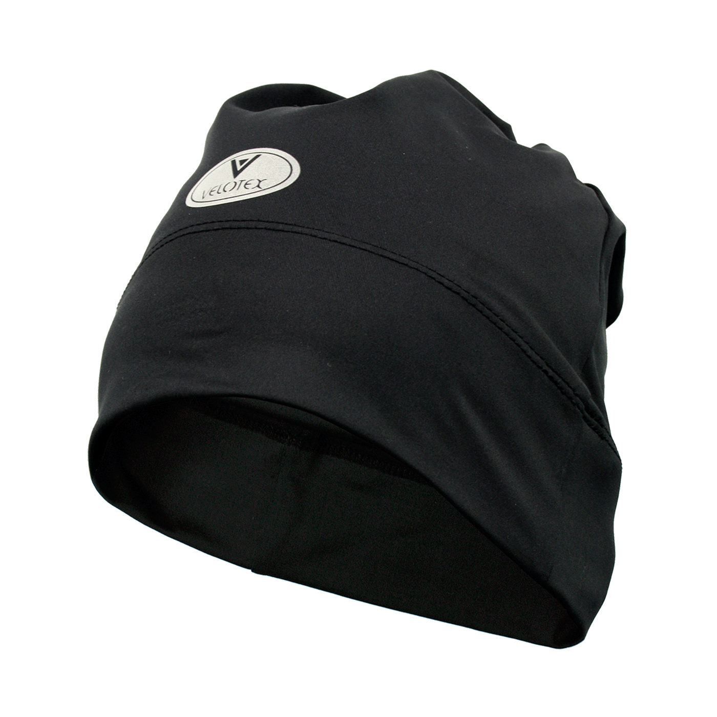 Thermal ski cap for sports with drawstring top