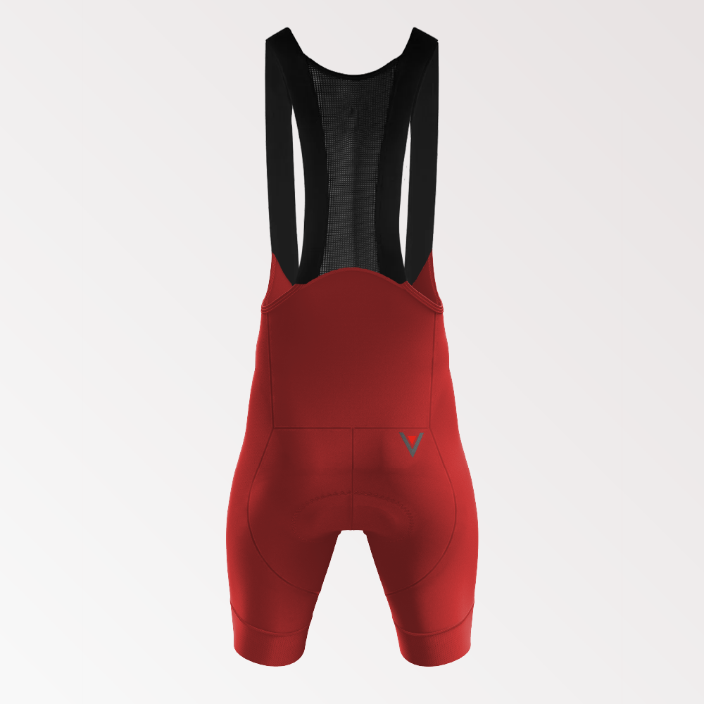 Men's Red Label Bib Shorts - Red