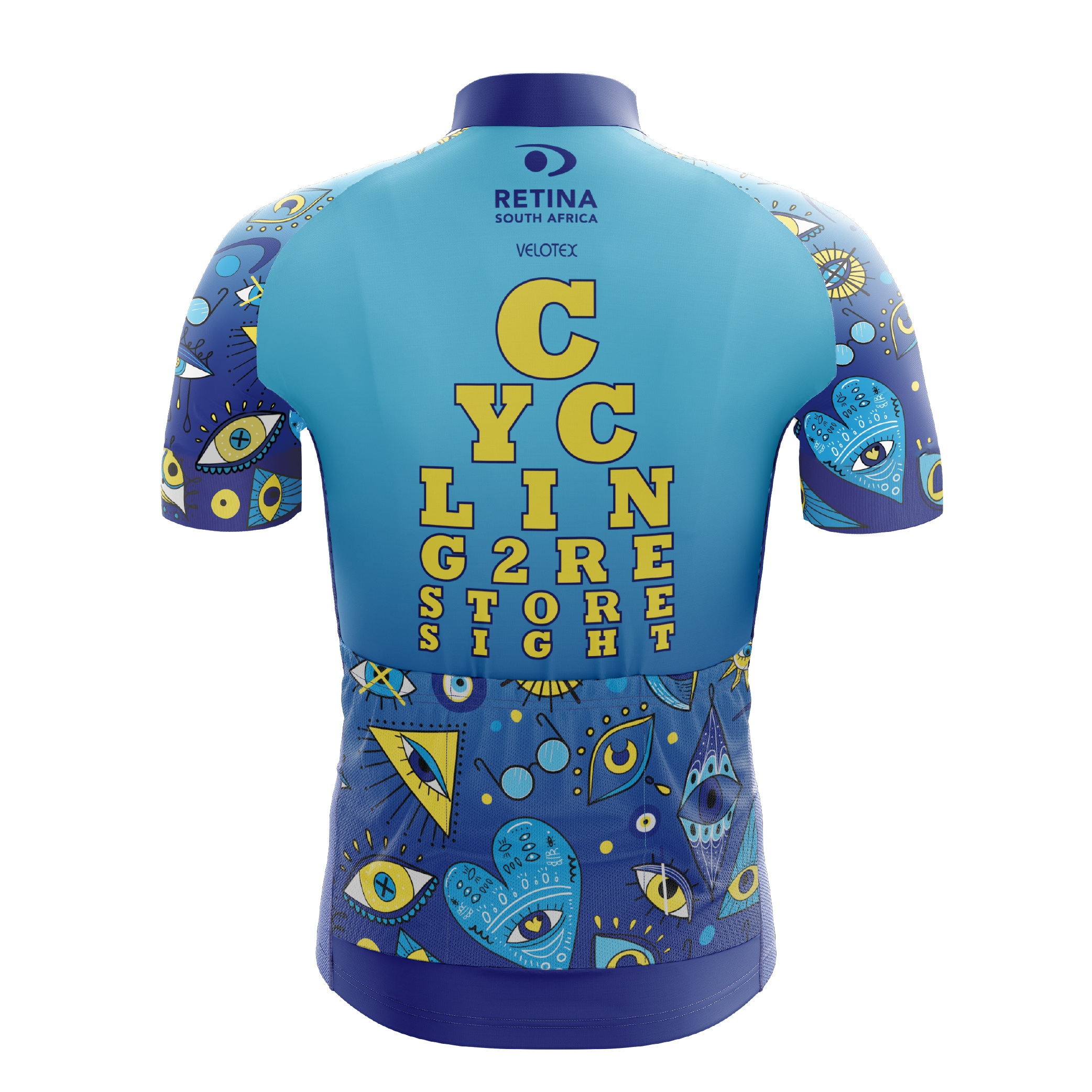 cycling event merchandise
blue cycling jersey
