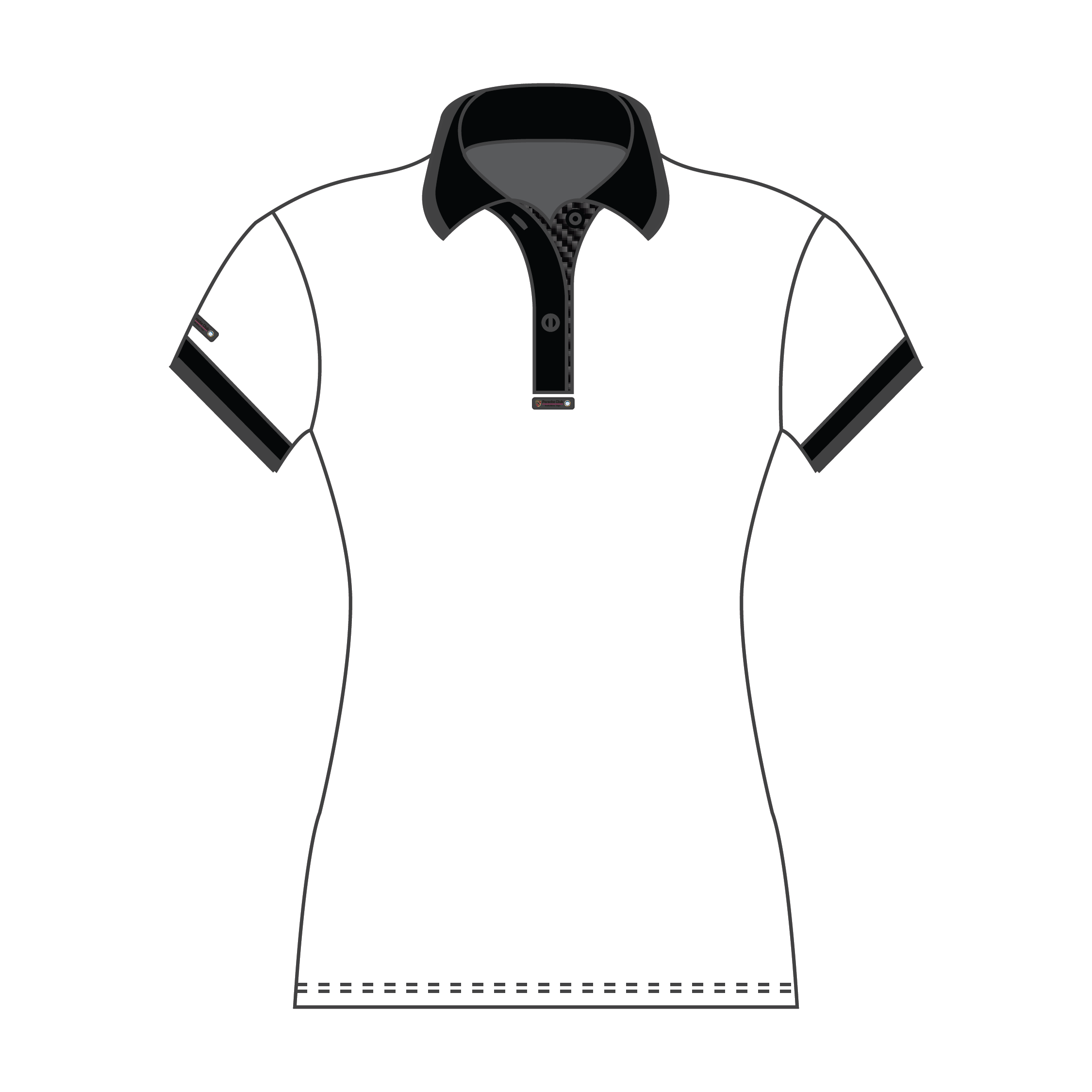 Cape Ladies Golf Shirt S/sl PQ Wht