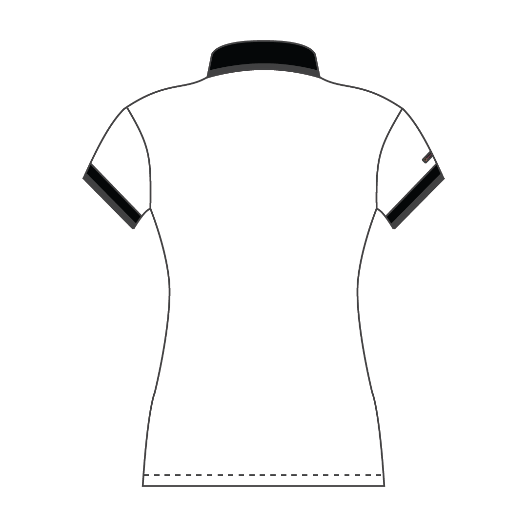 Cape Ladies Golf Shirt S/sl PQ Wht