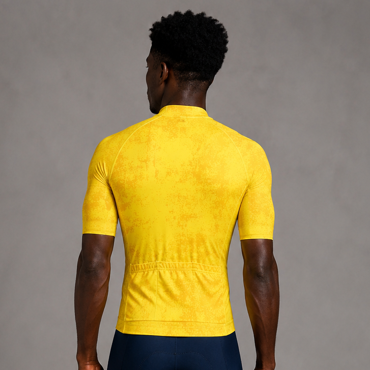Men's Jaune Cycling Jersey