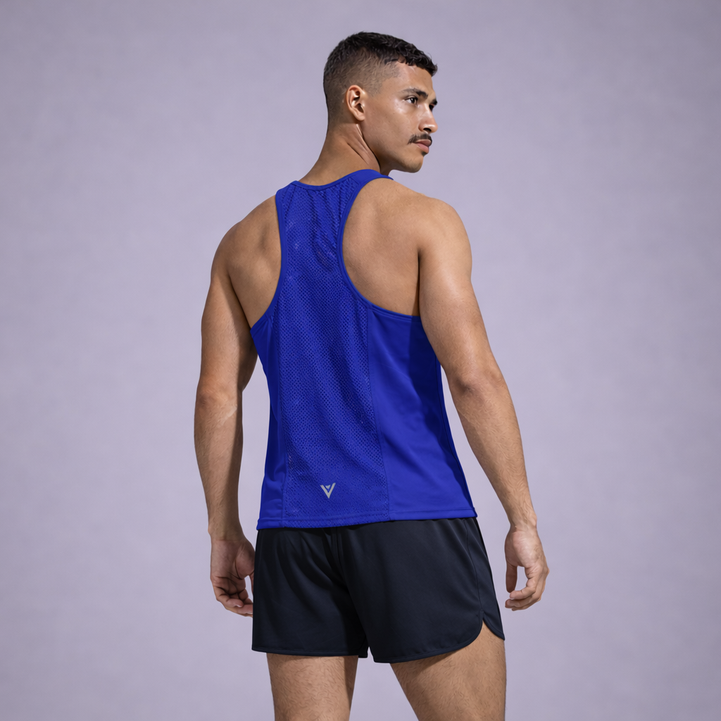 Open Side Racerback Men's Men's Racerback Running Vest – VeloteX