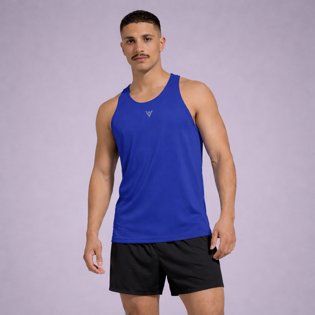 Open Side Racerback Men's Men's Racerback Running Vest – VeloteX