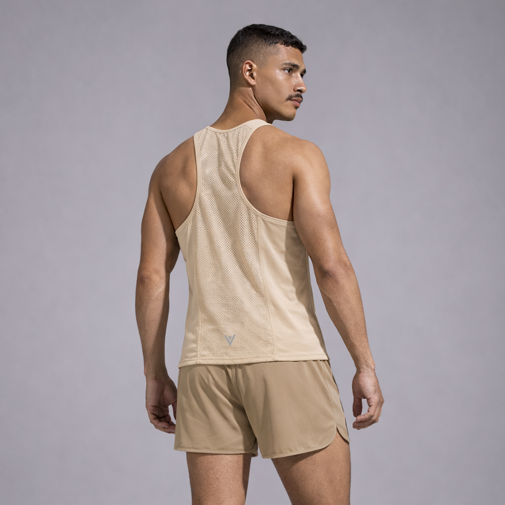 Open Side Racerback Men's Men's Racerback Running Vest – VeloteX