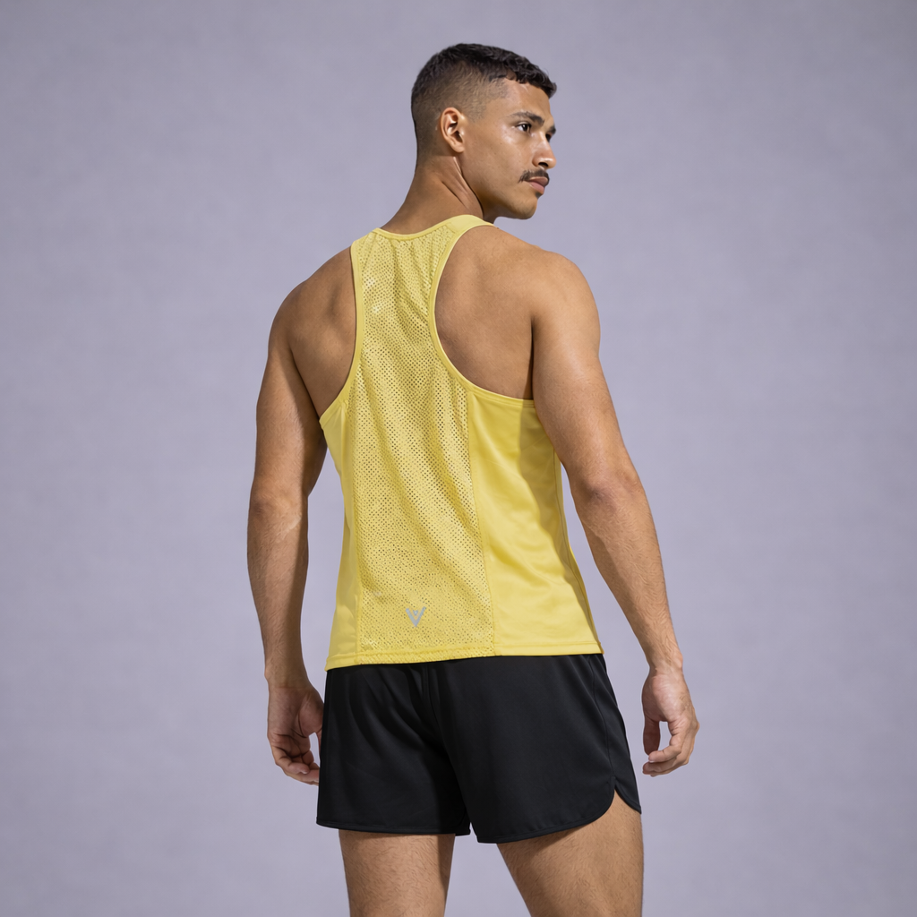 Open Side Racerback Men's Men's Racerback Running Vest – VeloteX