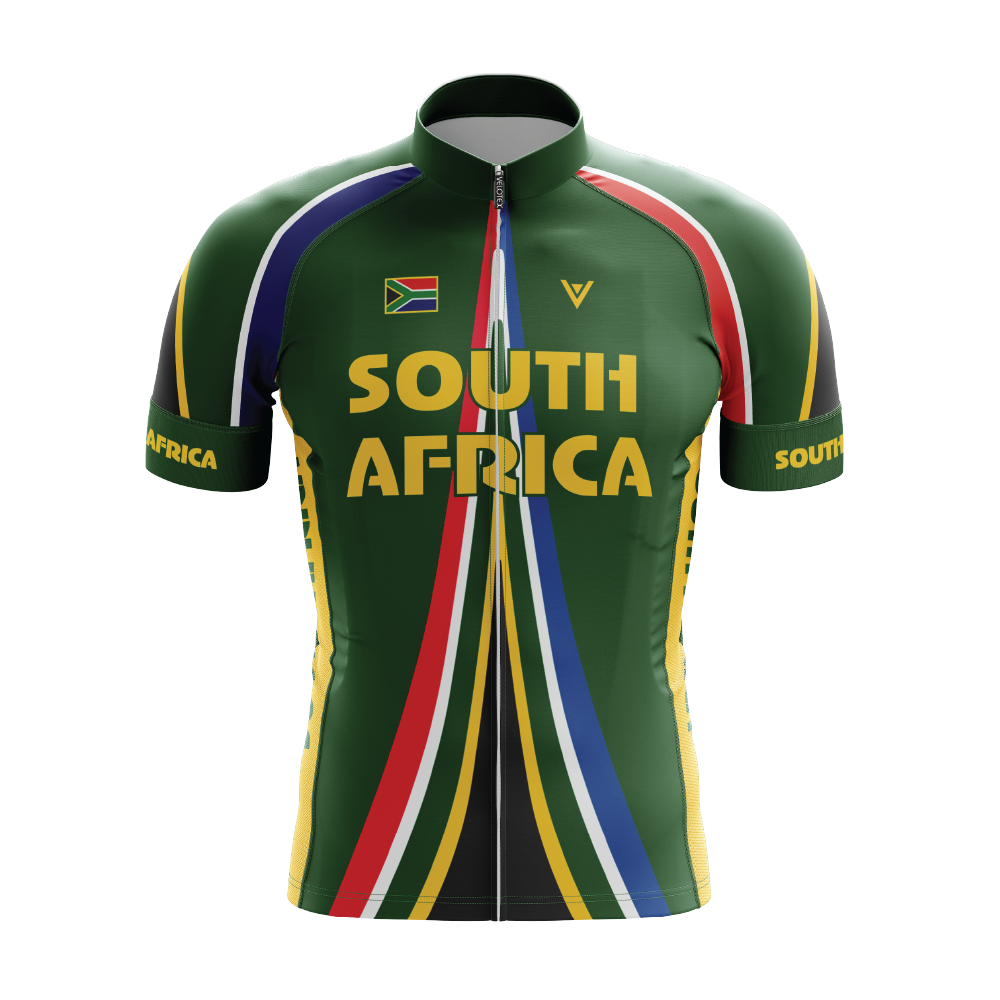 south africa cycling jersey, sa flag cycling jersey