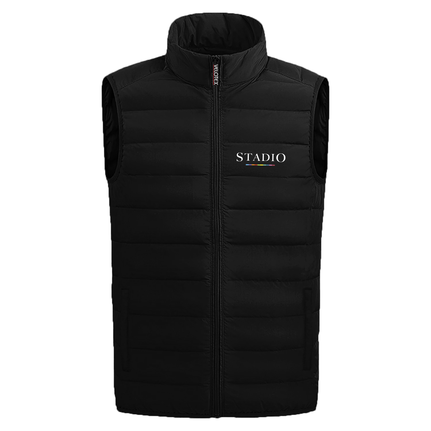 puffer vest, branded puffer vest