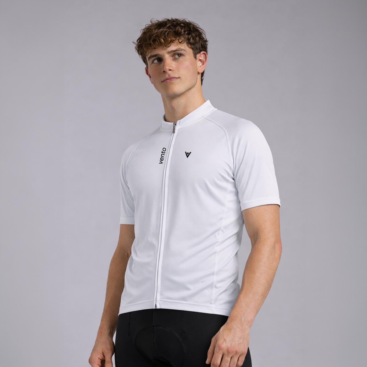 white cycling jersey men