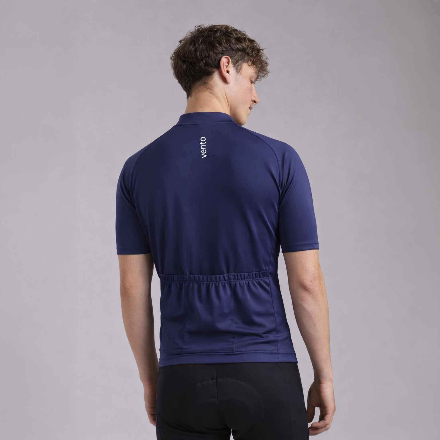 blue cycling jersey men