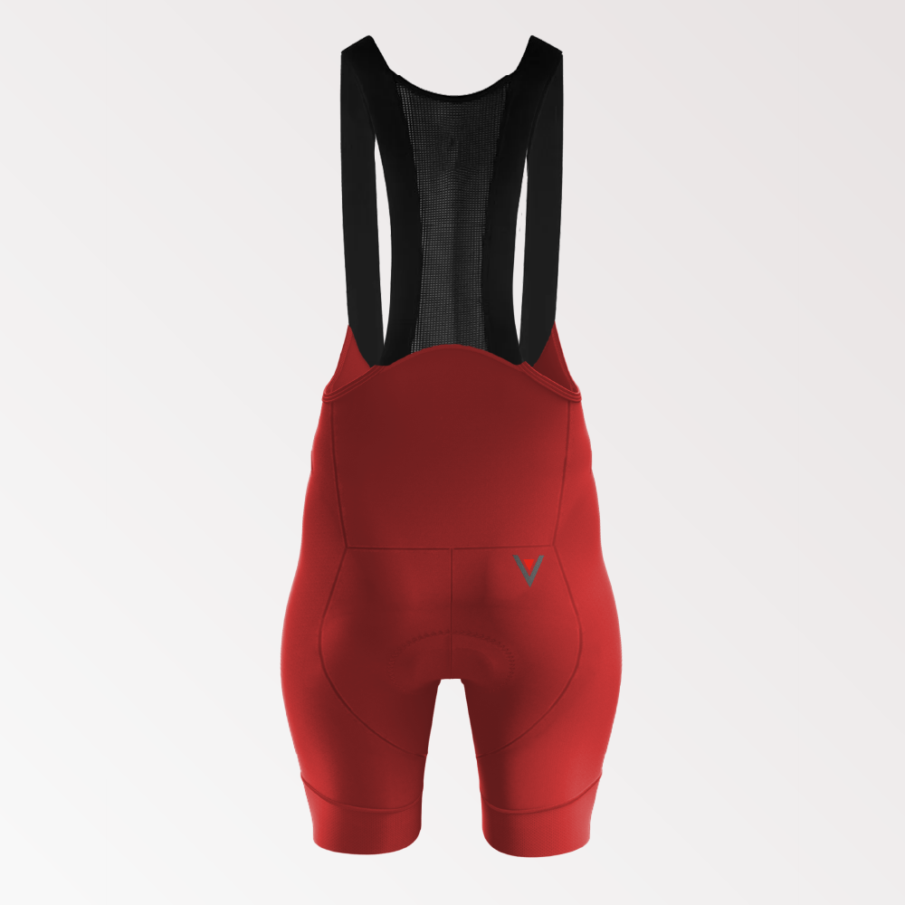 women's cycling bib shorts, red women's bib shorts