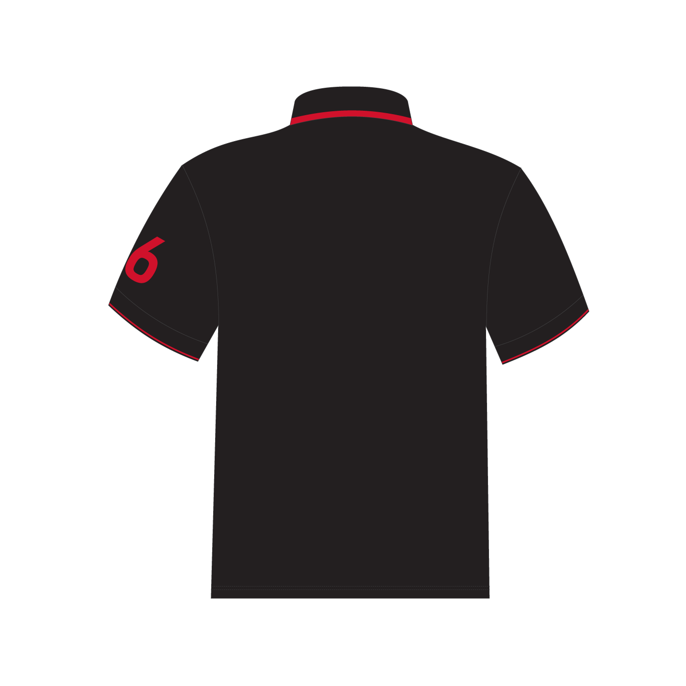 PCSA Cape Golf Shirt Mens Cotton Black