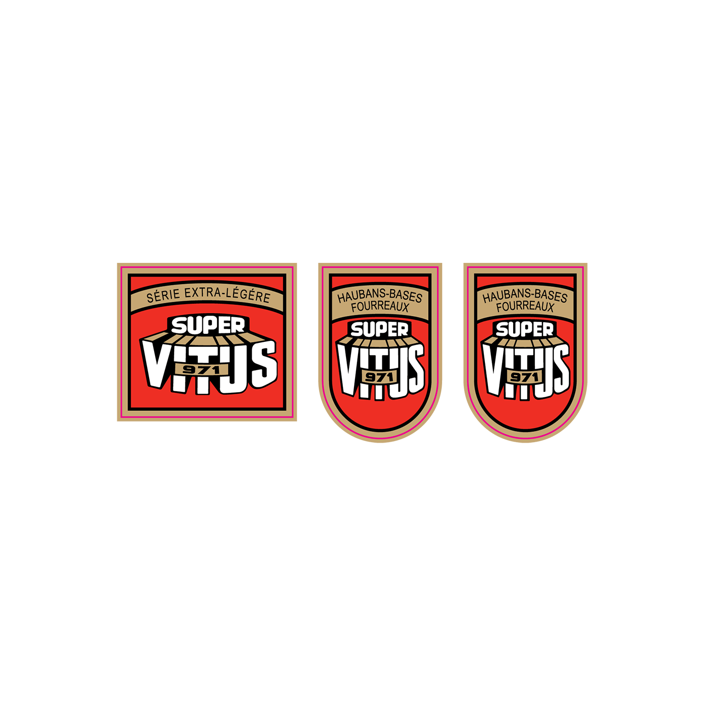 Super Vitus 971 Vinyl Decal Set Fr & Frk