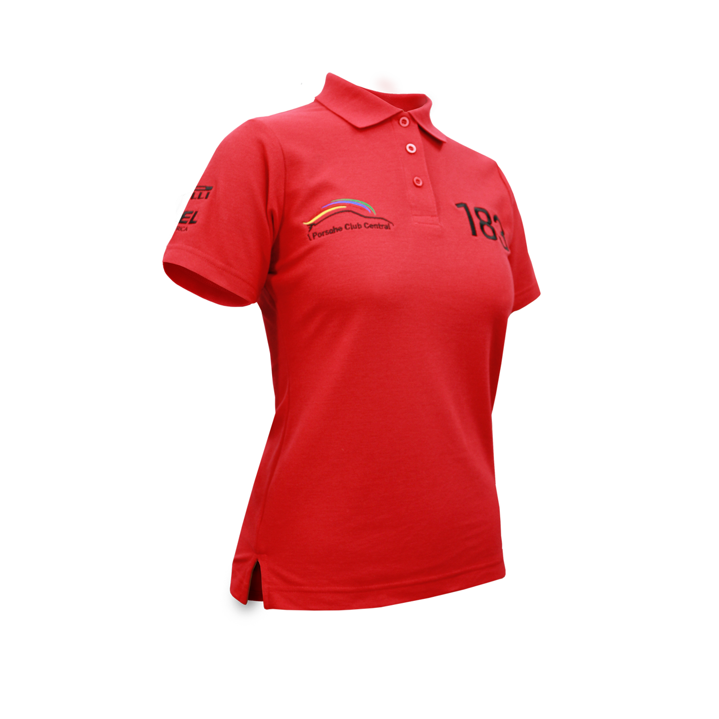 PCSA Central Golf Shirt Ladies Cotton Red