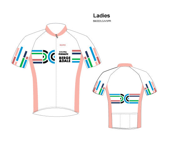 Berge & Dale Souvenir Ladies Cycling Jersey